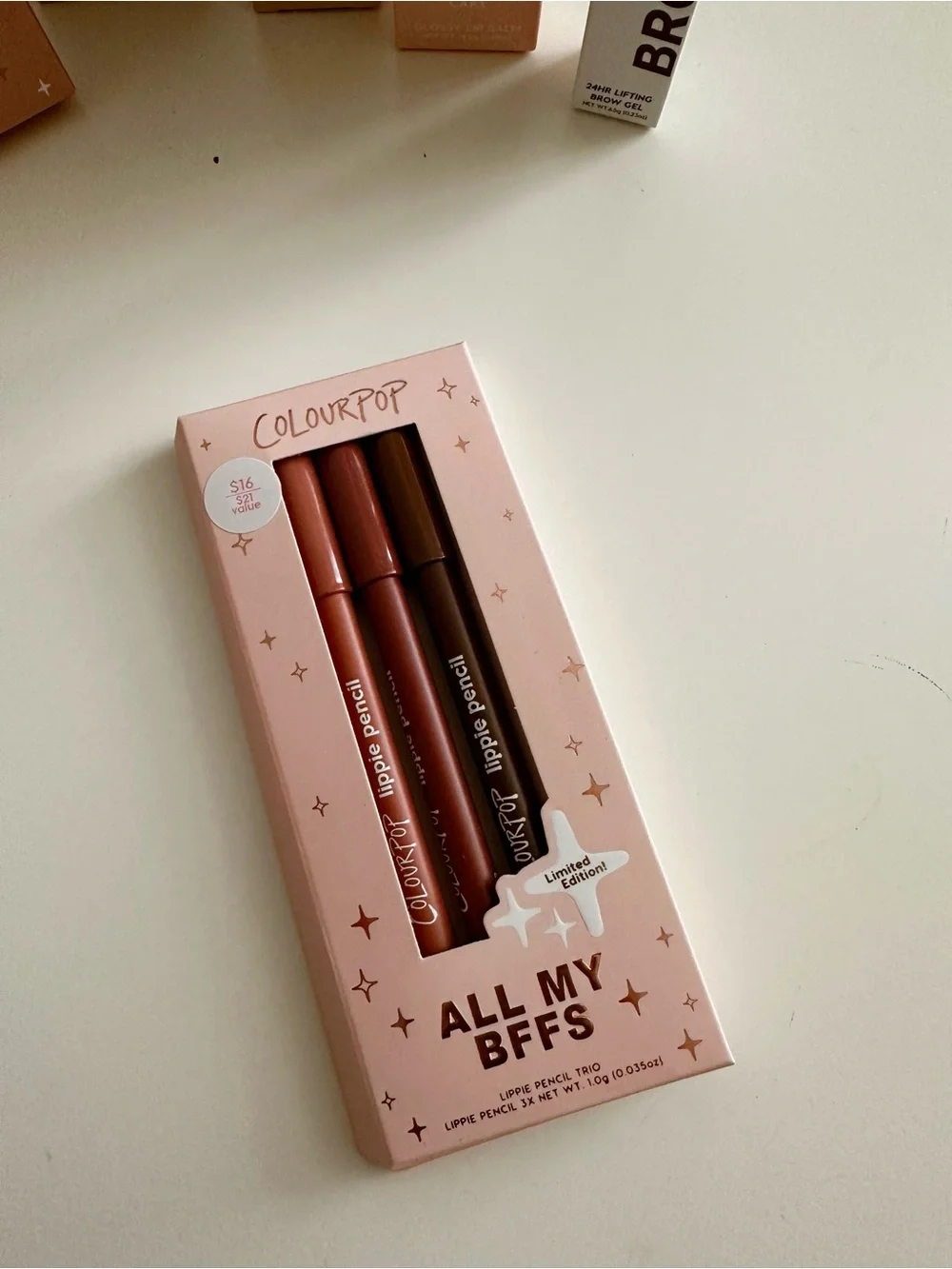 ColourPop Feelin' Toasty Eyeshadow Palette & Lip Set in Peachy Nude